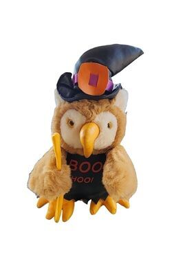 Vintage Toybox Creations Boo Hoo Halloween Owl plush stuffed animal witch